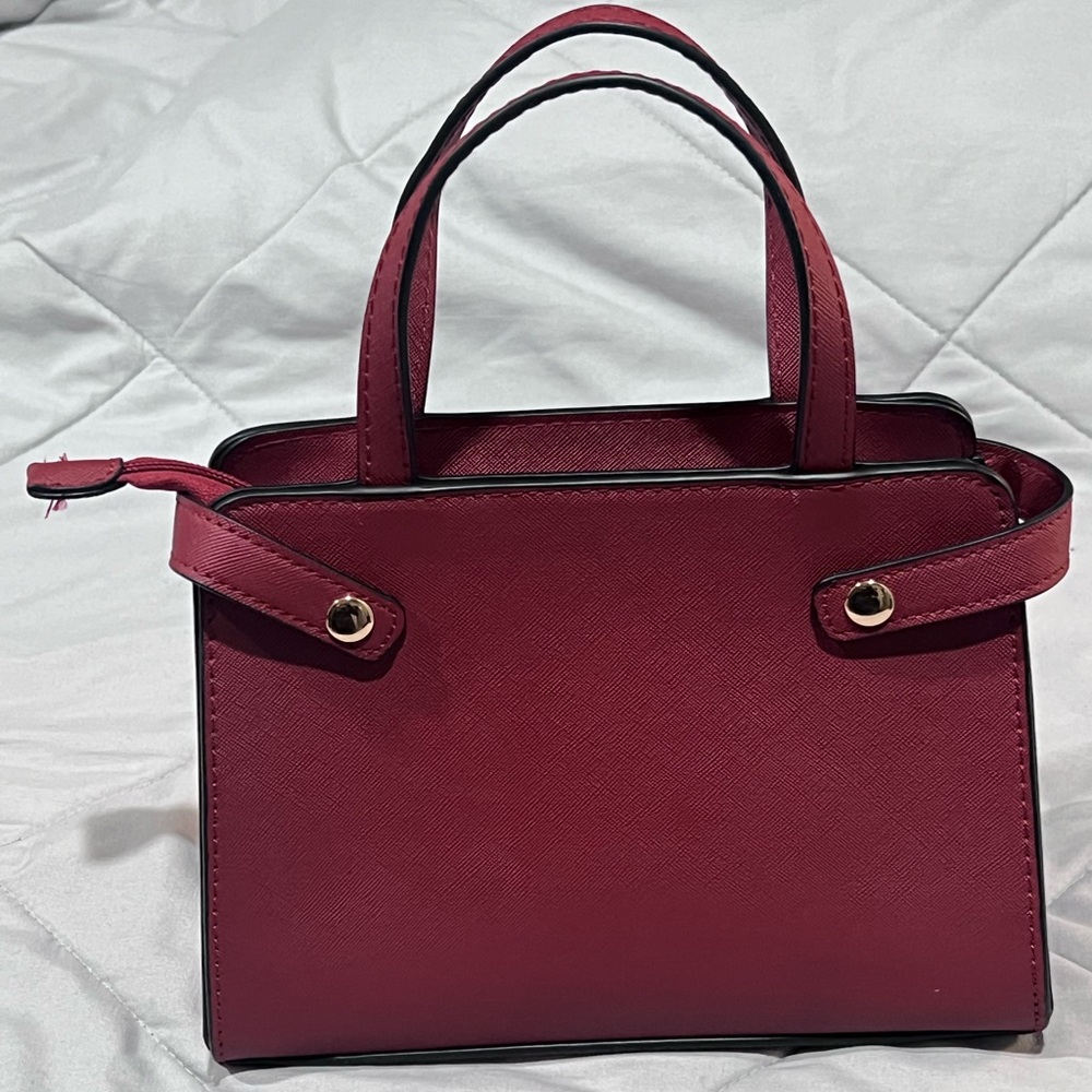 Nativo Southwestern Print Handbag – Red Trim, Structured Tote - Picture 2 of 7
